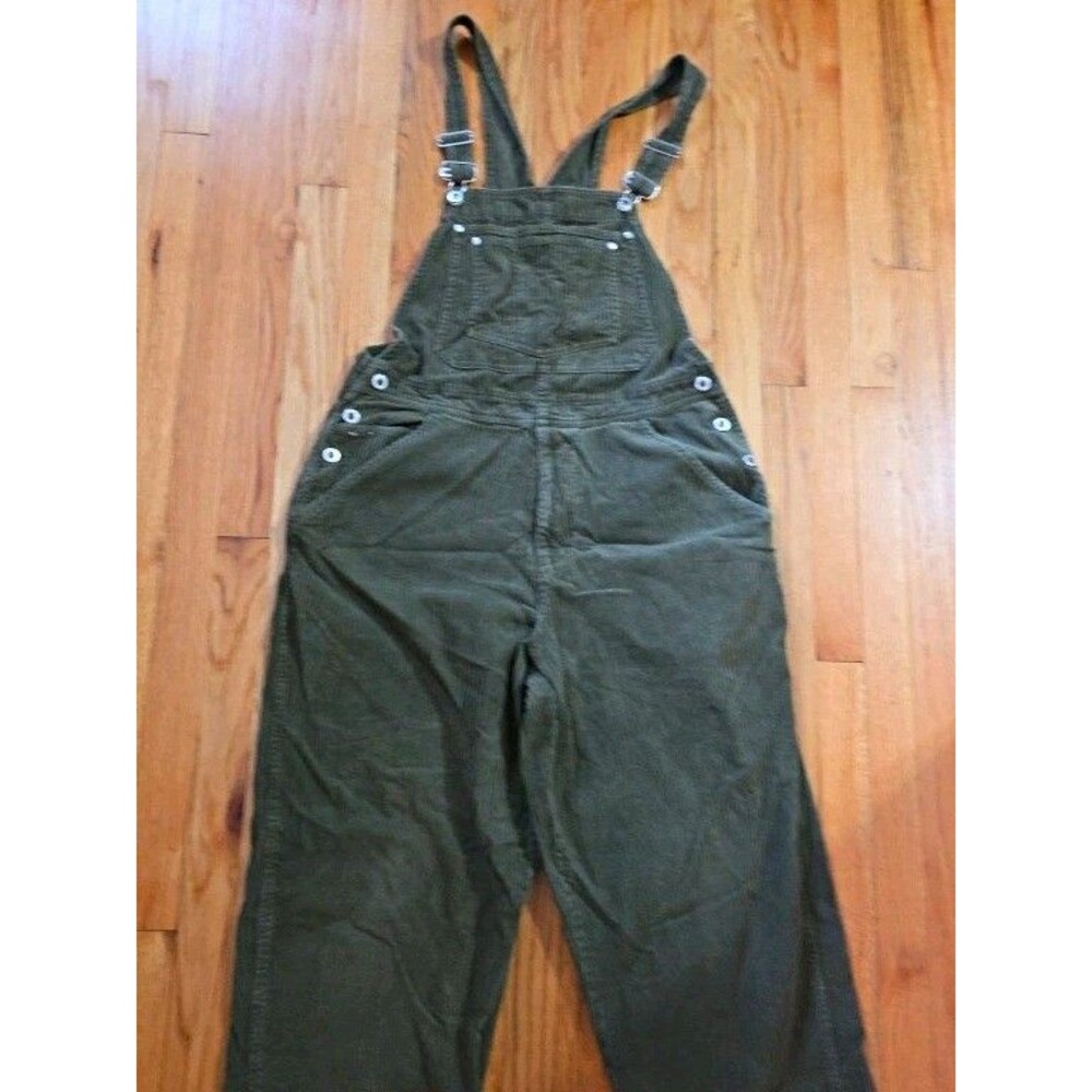 VTG Nikoata Green Corduroy Bib Overalls Overall Jumpsuit sz XL